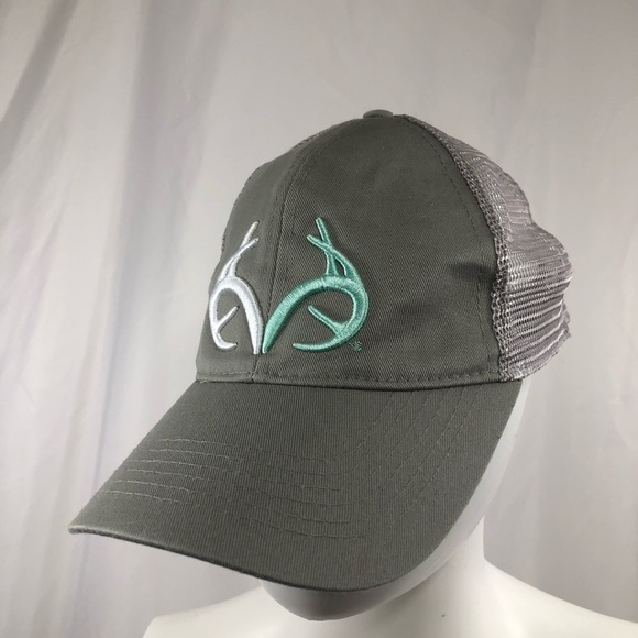 Realtree Gray Logo Ball Cap - Picture 3 of 9